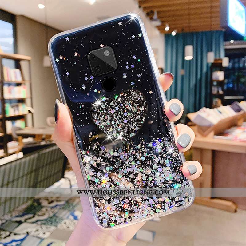 Housse Huawei Mate 20 X Mode Protection Incassable Net Rouge Quicksand Ballon Étui Verte
