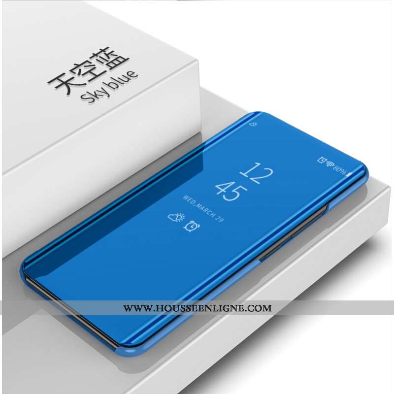 Housse Huawei Mate 30 Cuir Protection Coque Téléphone Portable Or Étui Clamshell Doré