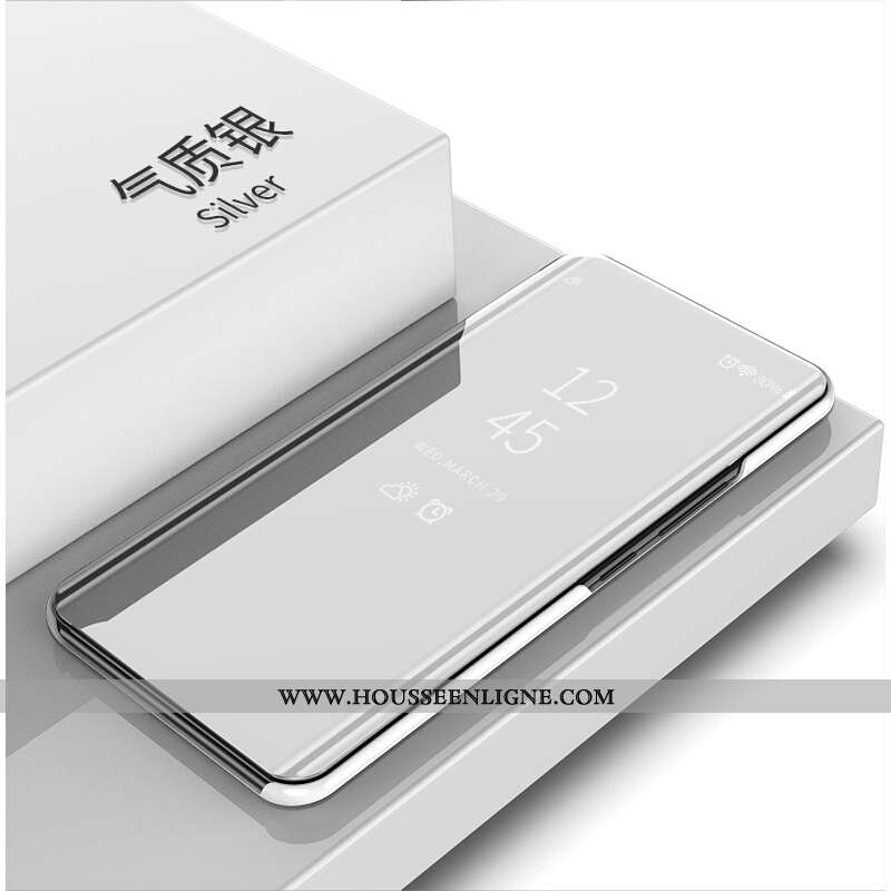 Housse Huawei Mate 30 Cuir Protection Coque Téléphone Portable Or Étui Clamshell Doré