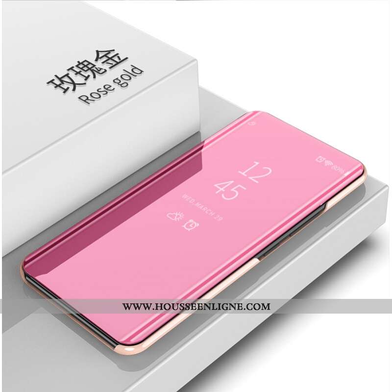 Housse Huawei Mate 30 Cuir Protection Coque Téléphone Portable Or Étui Clamshell Doré