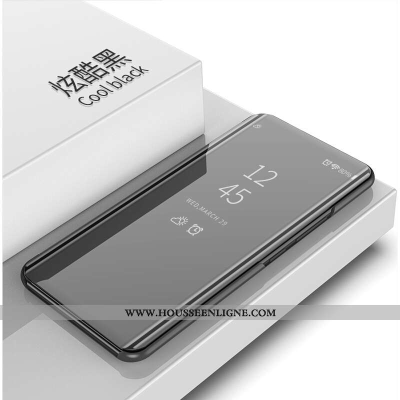 Housse Huawei Mate 30 Cuir Protection Coque Téléphone Portable Or Étui Clamshell Doré