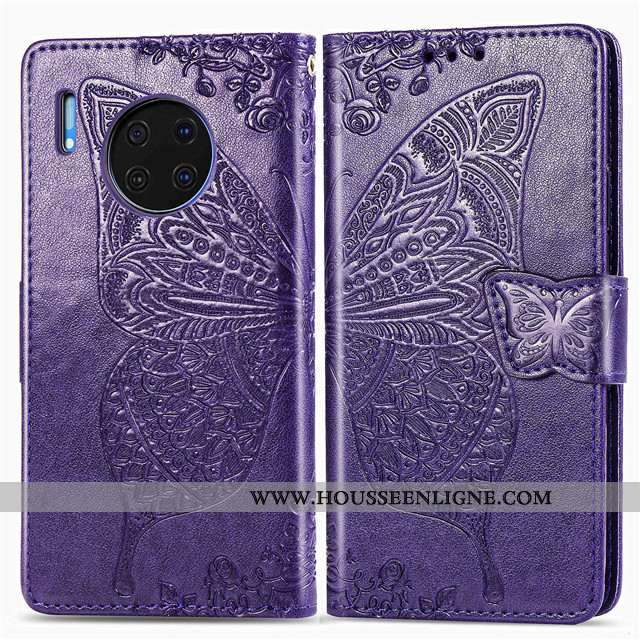 Housse Huawei Mate 30 Fluide Doux Protection Étui Téléphone Portable Bleu Incassable
