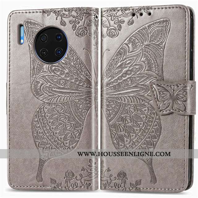 Housse Huawei Mate 30 Fluide Doux Protection Étui Téléphone Portable Bleu Incassable