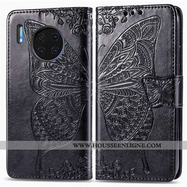 Housse Huawei Mate 30 Fluide Doux Protection Étui Téléphone Portable Bleu Incassable