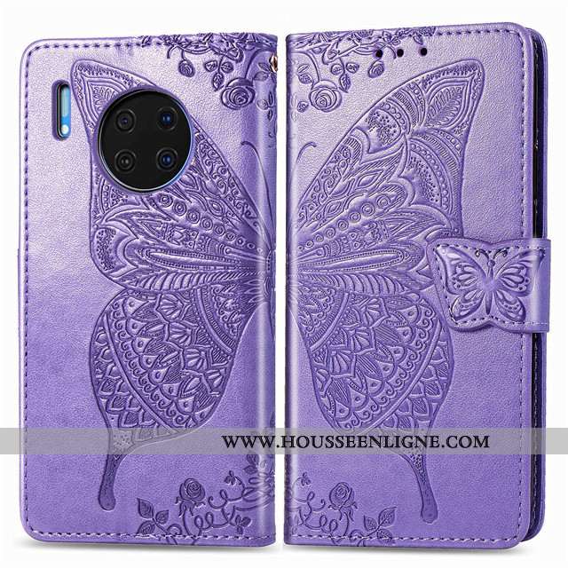 Housse Huawei Mate 30 Fluide Doux Protection Étui Téléphone Portable Bleu Incassable
