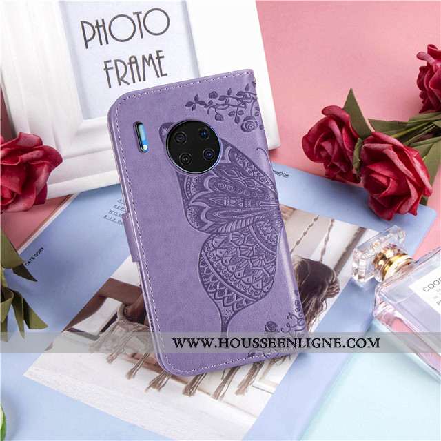 Housse Huawei Mate 30 Fluide Doux Protection Étui Téléphone Portable Bleu Incassable
