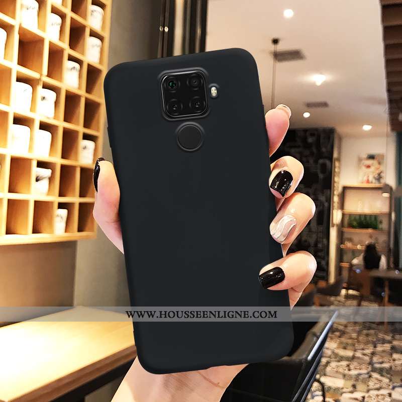 Housse Huawei Mate 30 Lite Créatif Tendance Noir Tout Compris Fluide Doux Étui Téléphone Portable