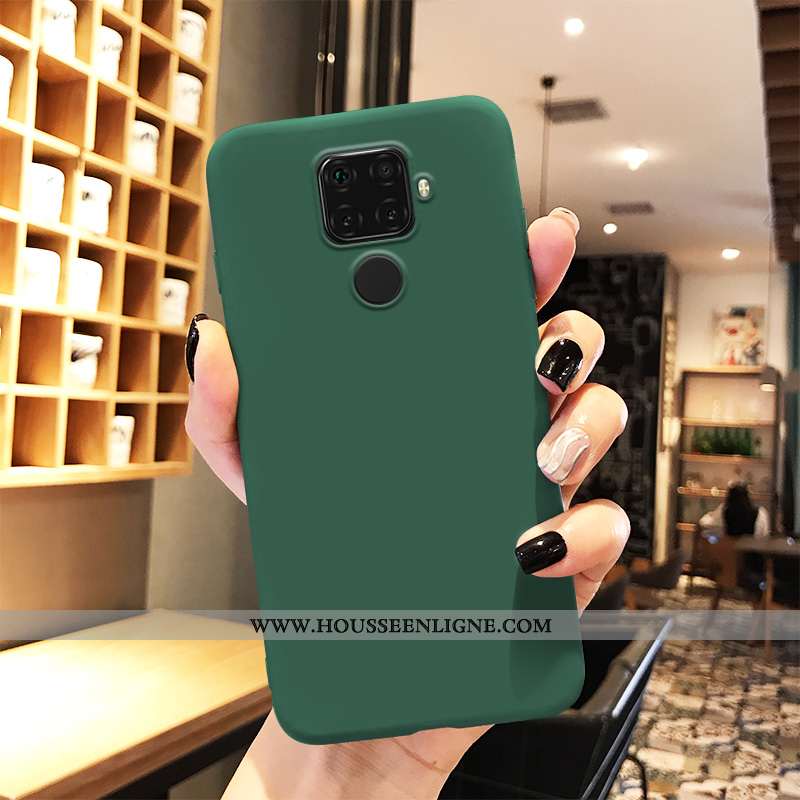 Housse Huawei Mate 30 Lite Créatif Tendance Noir Tout Compris Fluide Doux Étui Téléphone Portable