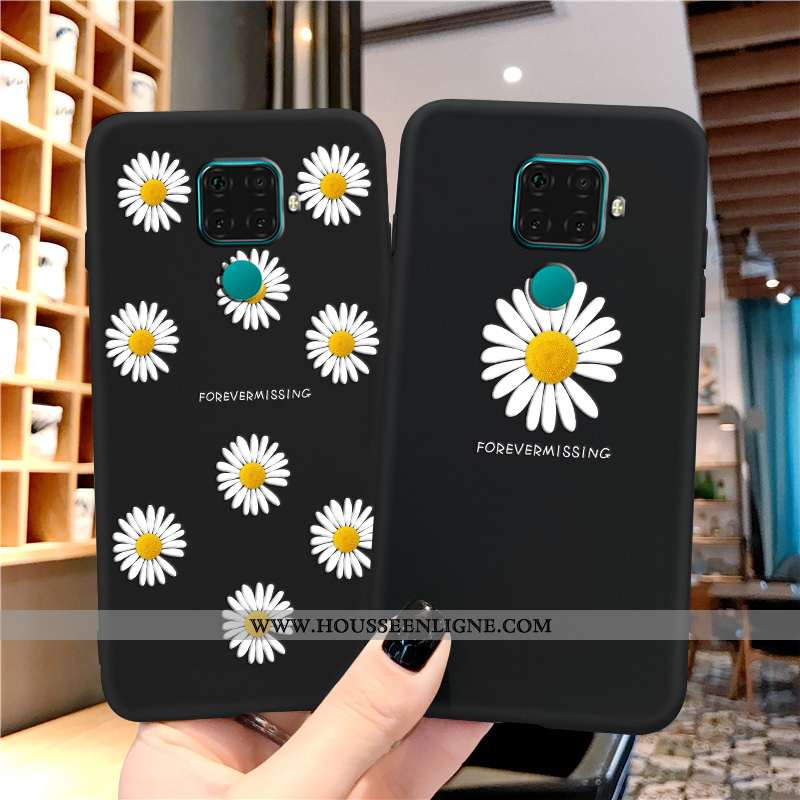 Housse Huawei Mate 30 Lite Créatif Tendance Noir Tout Compris Fluide Doux Étui Téléphone Portable