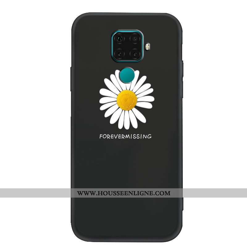 Housse Huawei Mate 30 Lite Créatif Tendance Noir Tout Compris Fluide Doux Étui Téléphone Portable