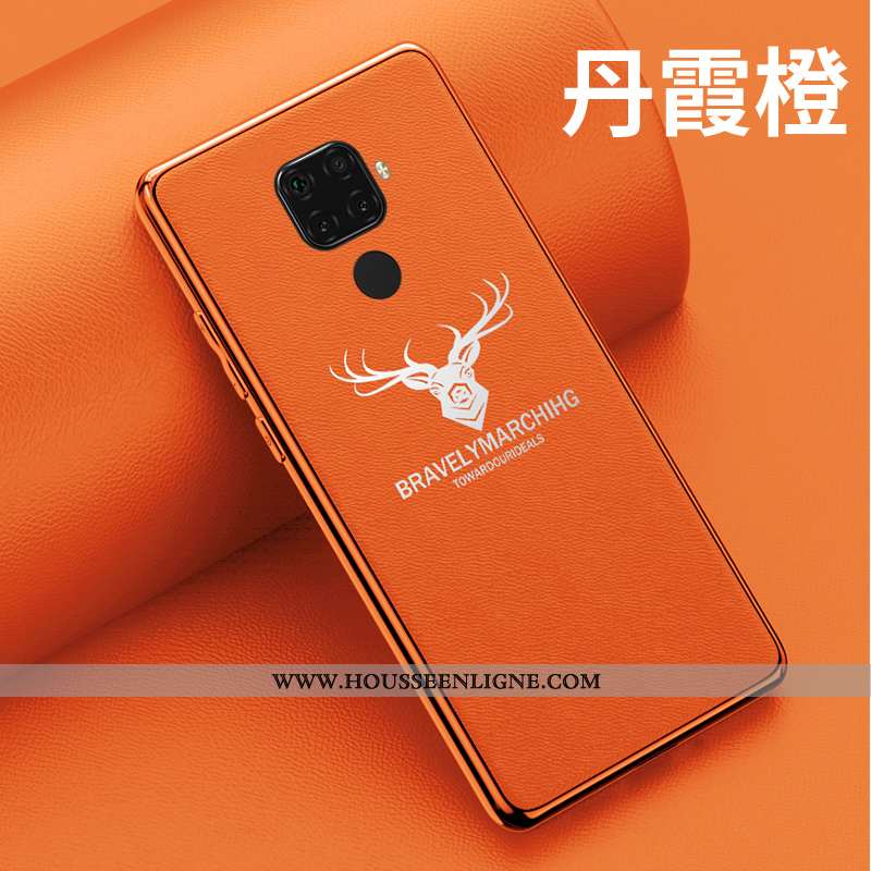 Housse Huawei Mate 30 Lite Mode Protection Coque Téléphone Portable Tendance Étui Orange