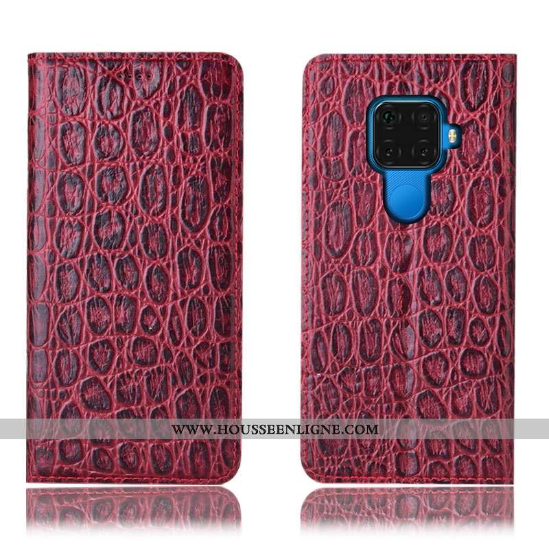 Housse Huawei Mate 30 Lite Modèle Fleurie Protection Coque Incassable Téléphone Portable Étui Bordea