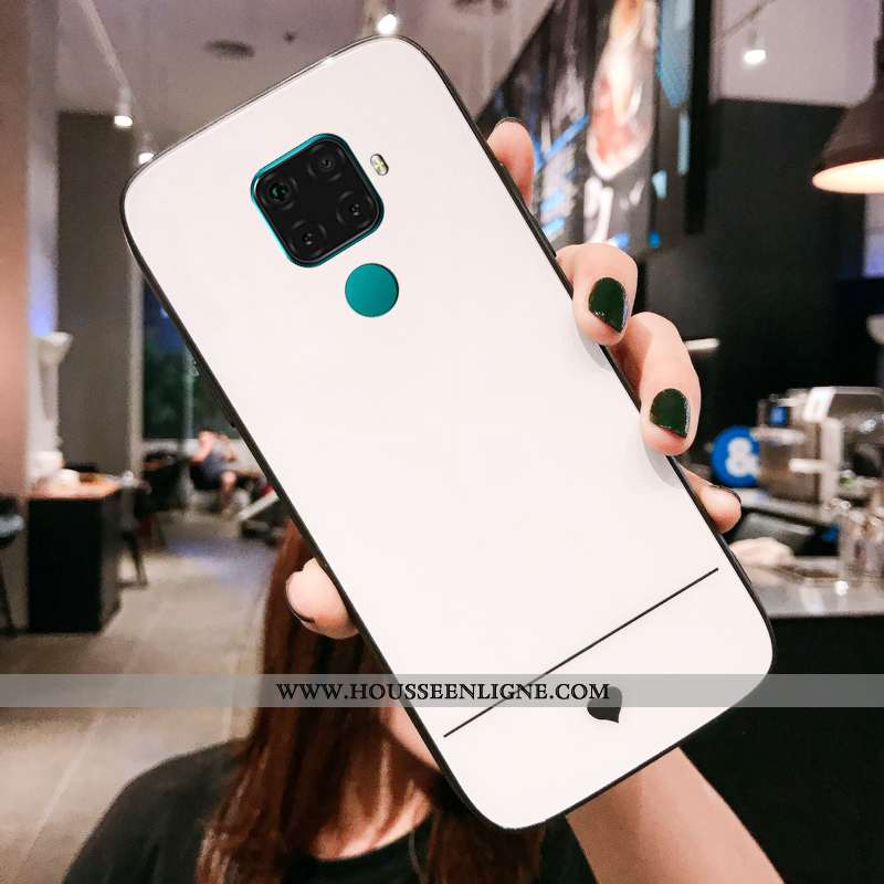 Housse Huawei Mate 30 Lite Personnalité Créatif Miroir Rose Maquillage Étui Coque