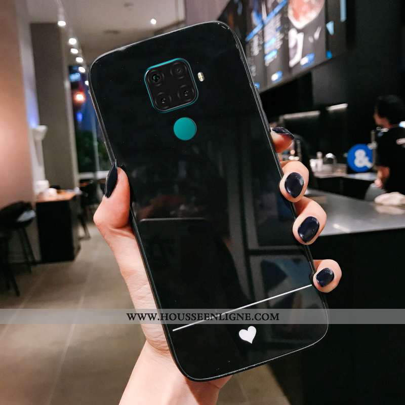 Housse Huawei Mate 30 Lite Personnalité Créatif Miroir Rose Maquillage Étui Coque