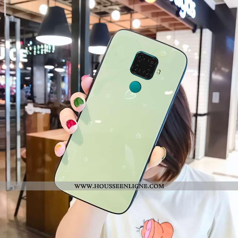 Housse Huawei Mate 30 Lite Personnalité Créatif Miroir Rose Maquillage Étui Coque
