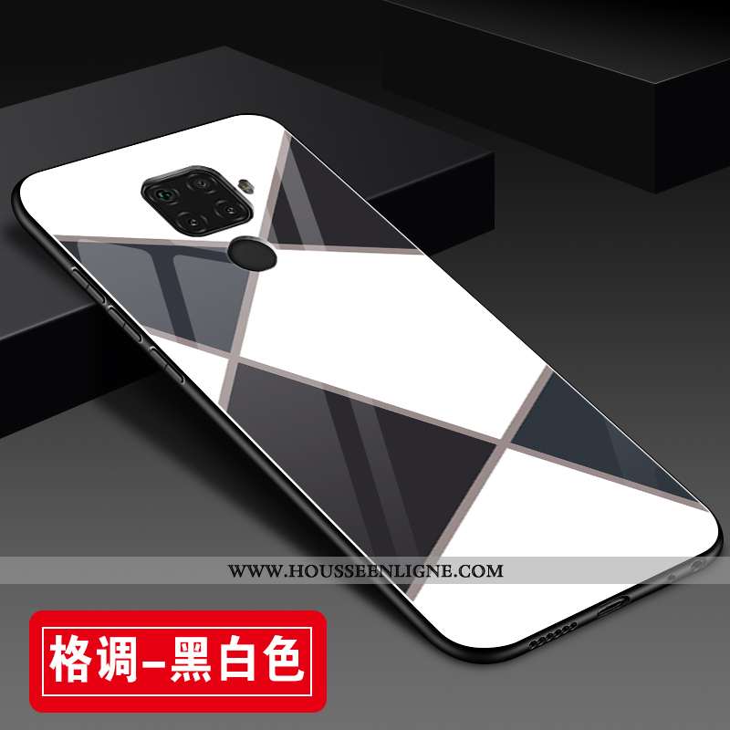 Housse Huawei Mate 30 Lite Protection Verre Personnalité Coque Étui Mode Tout Compris Noir