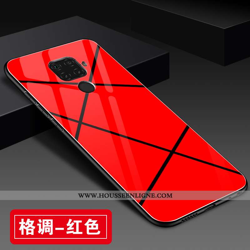Housse Huawei Mate 30 Lite Protection Verre Personnalité Coque Étui Mode Tout Compris Noir