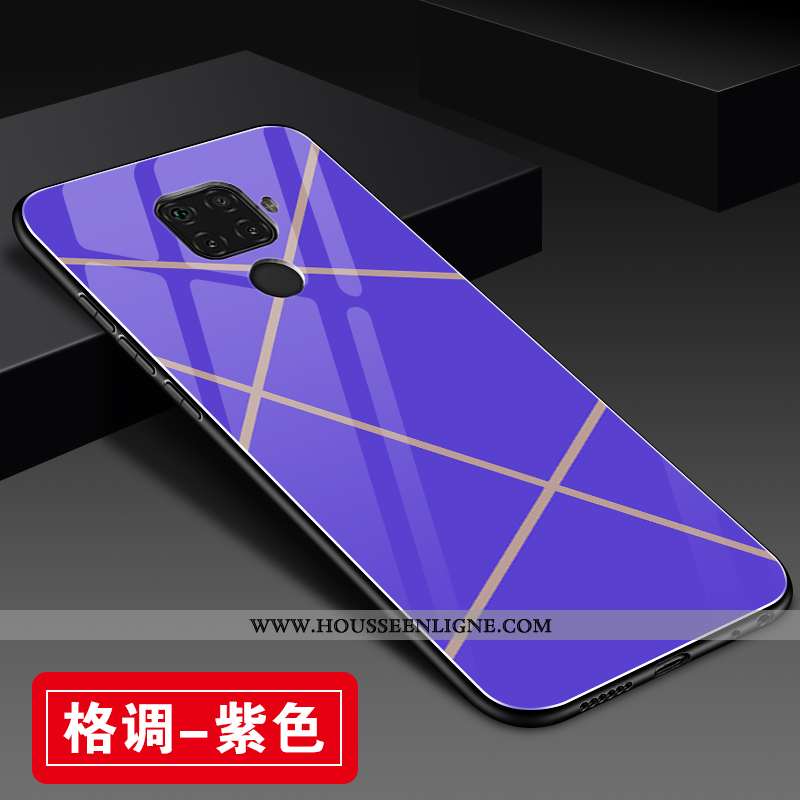 Housse Huawei Mate 30 Lite Protection Verre Personnalité Coque Étui Mode Tout Compris Noir