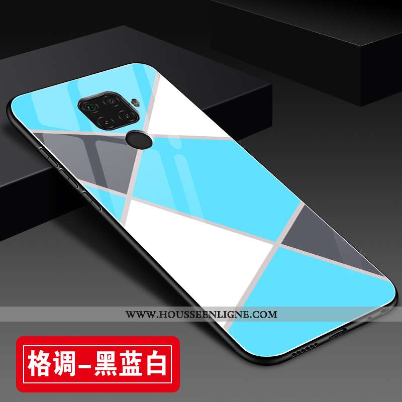 Housse Huawei Mate 30 Lite Protection Verre Personnalité Coque Étui Mode Tout Compris Noir