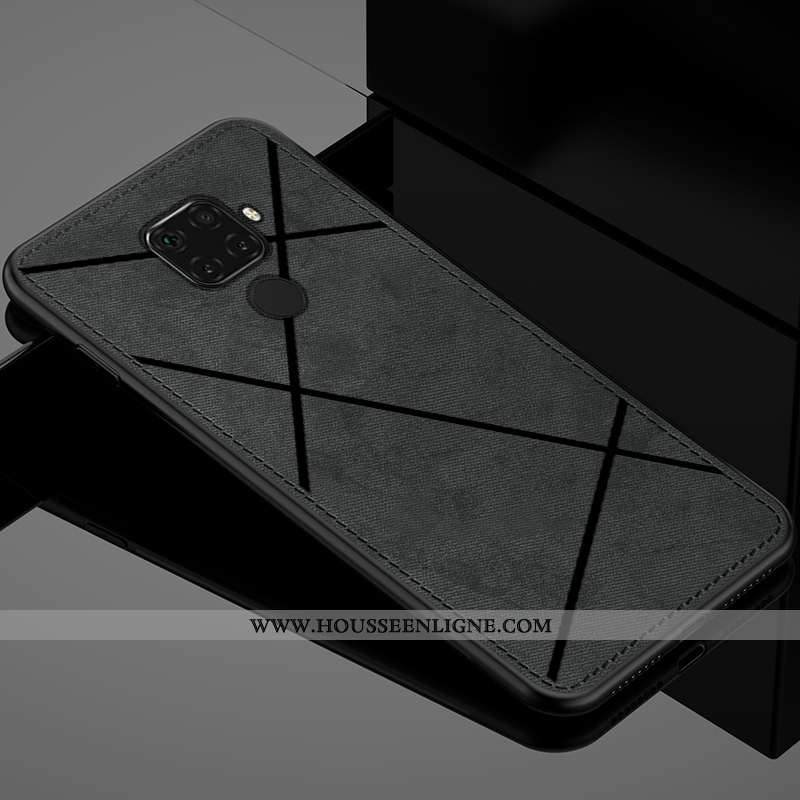 Housse Huawei Mate 30 Lite Silicone Protection Couvercle Arrière Bleu Étui Coque Simple