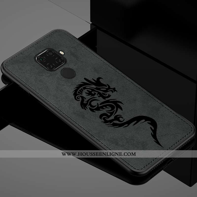 Housse Huawei Mate 30 Lite Silicone Protection Couvercle Arrière Bleu Étui Coque Simple