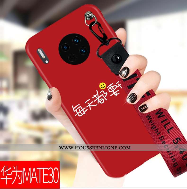 Housse Huawei Mate 30 Personnalité Créatif Rouge Tout Compris Incassable Net Rouge Protection