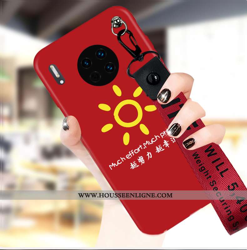 Housse Huawei Mate 30 Personnalité Créatif Rouge Tout Compris Incassable Net Rouge Protection