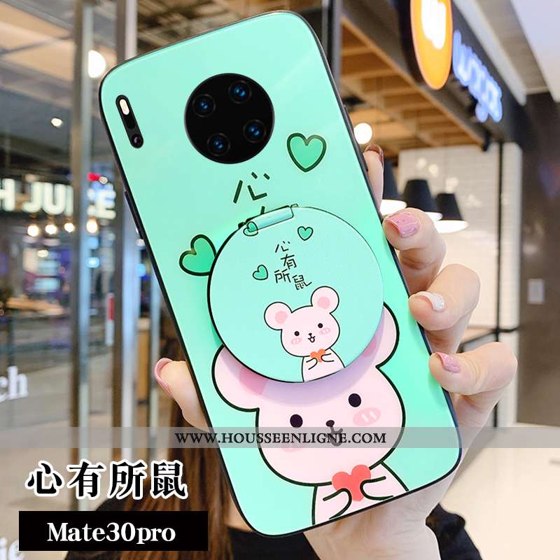 Housse Huawei Mate 30 Pro Dessin Animé Charmant Jeunesse Coque Rouge Téléphone Portable Protection V