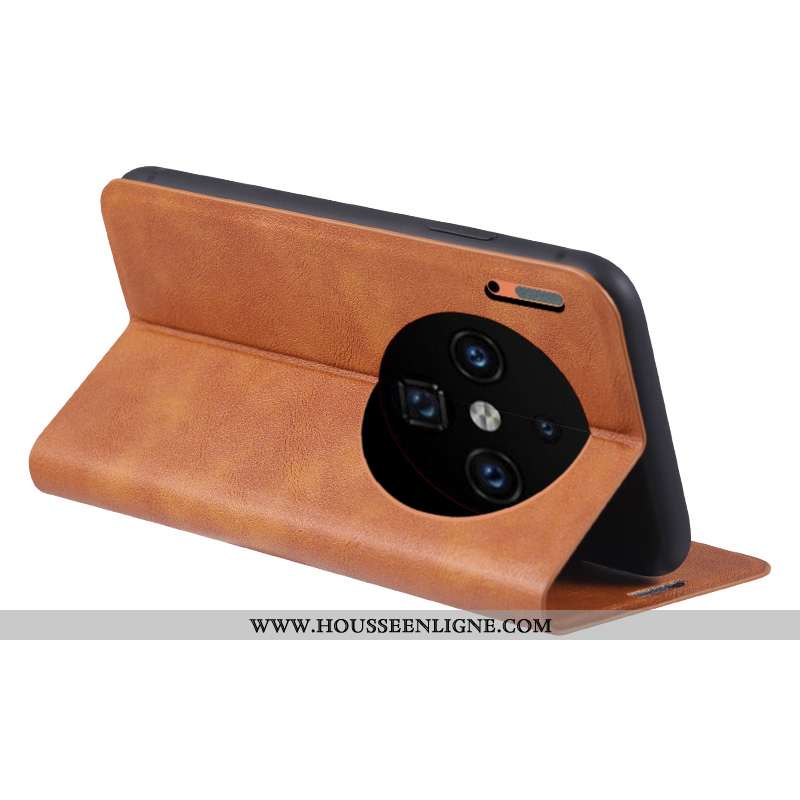 Housse Huawei Mate 30 Tendance Cuir Personnalité Créatif Coque Protection Clamshell Rouge