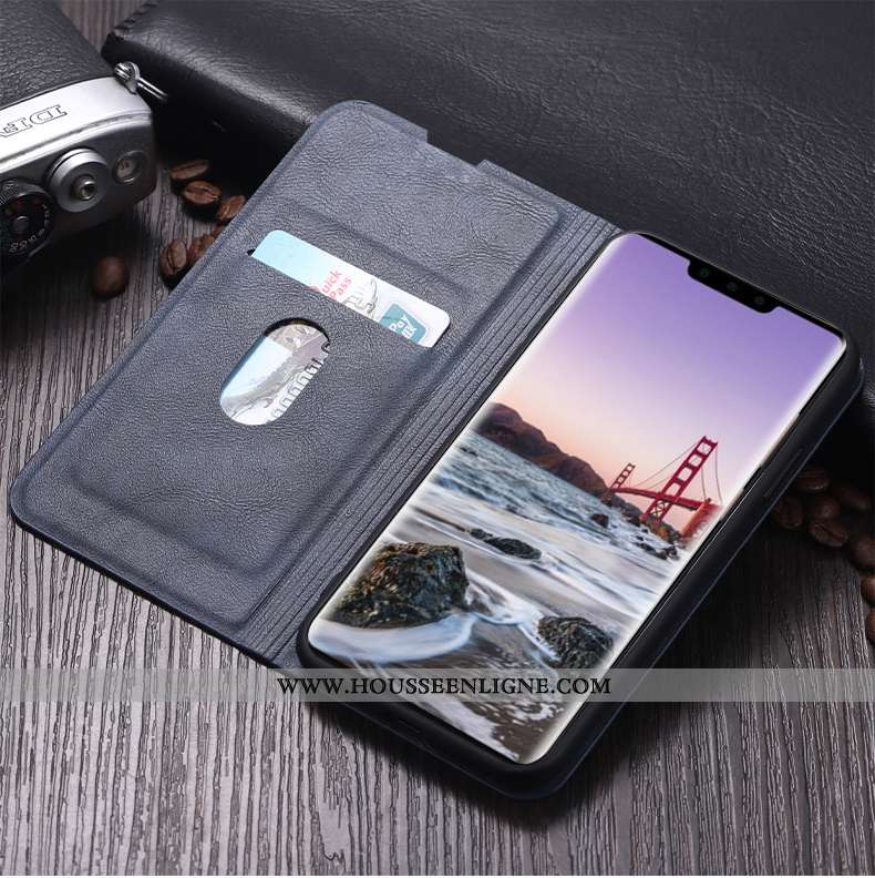 Housse Huawei Mate 30 Tendance Cuir Personnalité Créatif Coque Protection Clamshell Rouge