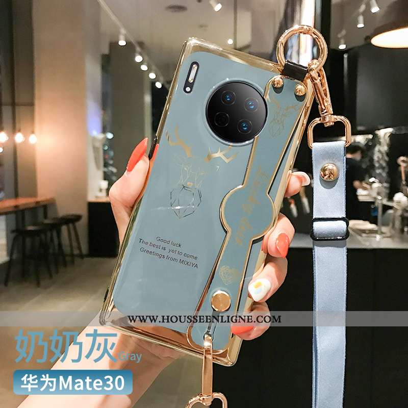 Housse Huawei Mate 30 Ultra Tendance Coque Légère Net Rouge Rouge Personnalité