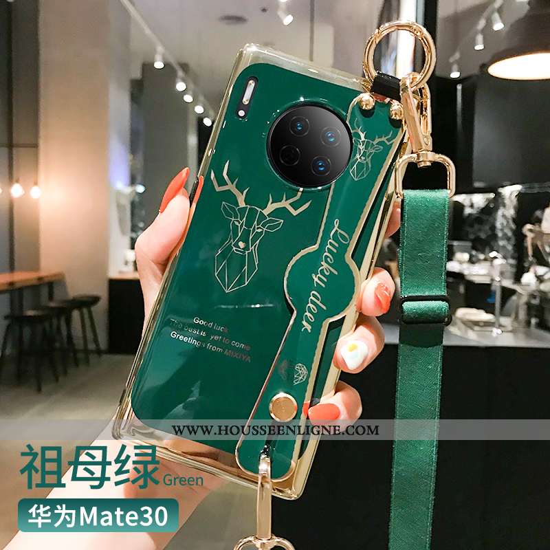 Housse Huawei Mate 30 Ultra Tendance Coque Légère Net Rouge Rouge Personnalité