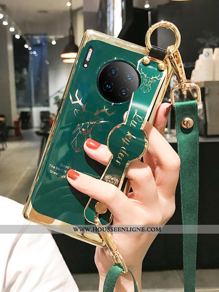 Housse Huawei Mate 30 Ultra Tendance Coque Légère Net Rouge Rouge Personnalité
