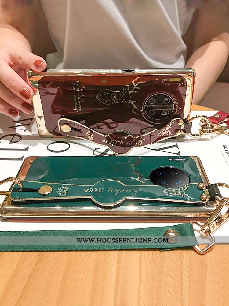 Housse Huawei Mate 30 Ultra Tendance Coque Légère Net Rouge Rouge Personnalité