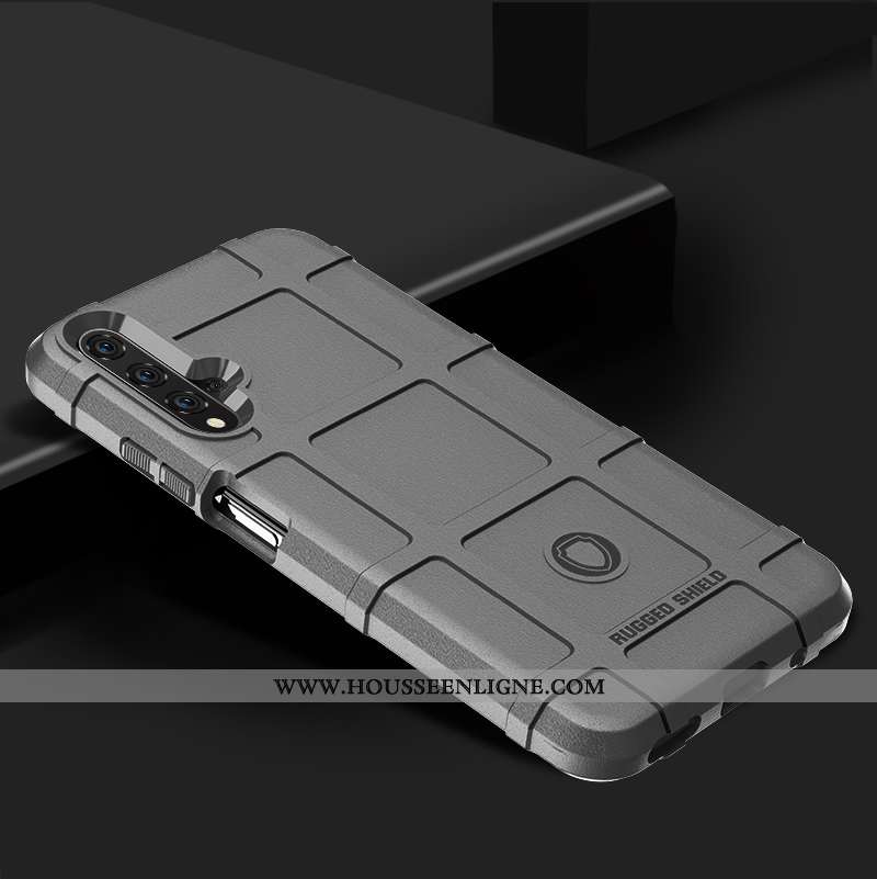Housse Huawei Nova 5t Protection Fluide Doux Téléphone Portable Incassable Étui Silicone Coque Noir