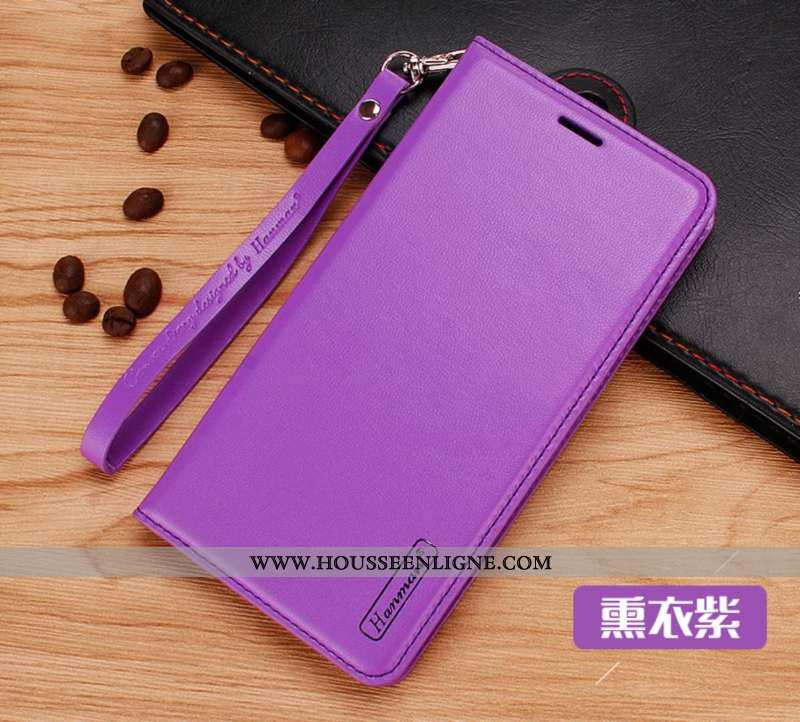 Housse Huawei Nova 5t Protection Ornements Suspendus Cuir Véritable Coque Étui Portefeuille Rose