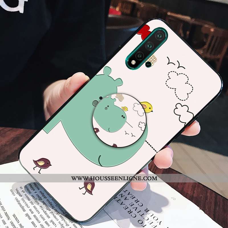 Housse Huawei Nova 5t Silicone Personnalité Peinte À La Main Incassable Créatif Petit Dessin Animé R