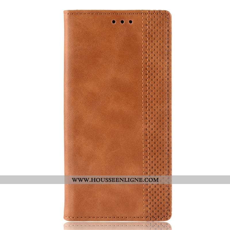 Housse Huawei P Smart 2020 Cuir Protection Noir Coque Téléphone Portable Étui