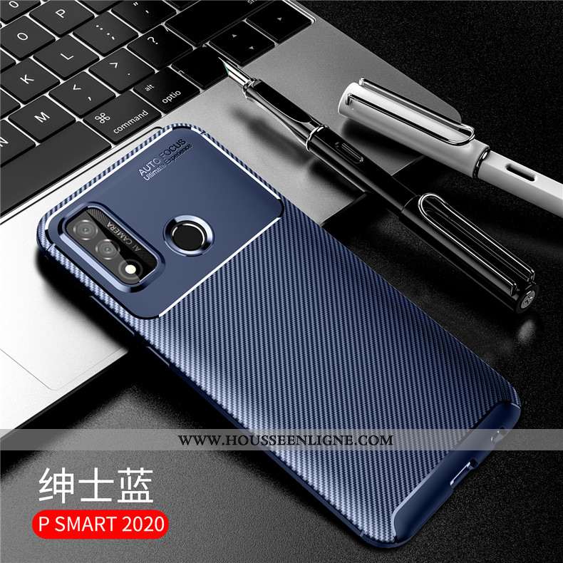 Housse Huawei P Smart 2020 Silicone Accessoires Coque Marron Étui Protection Incassable