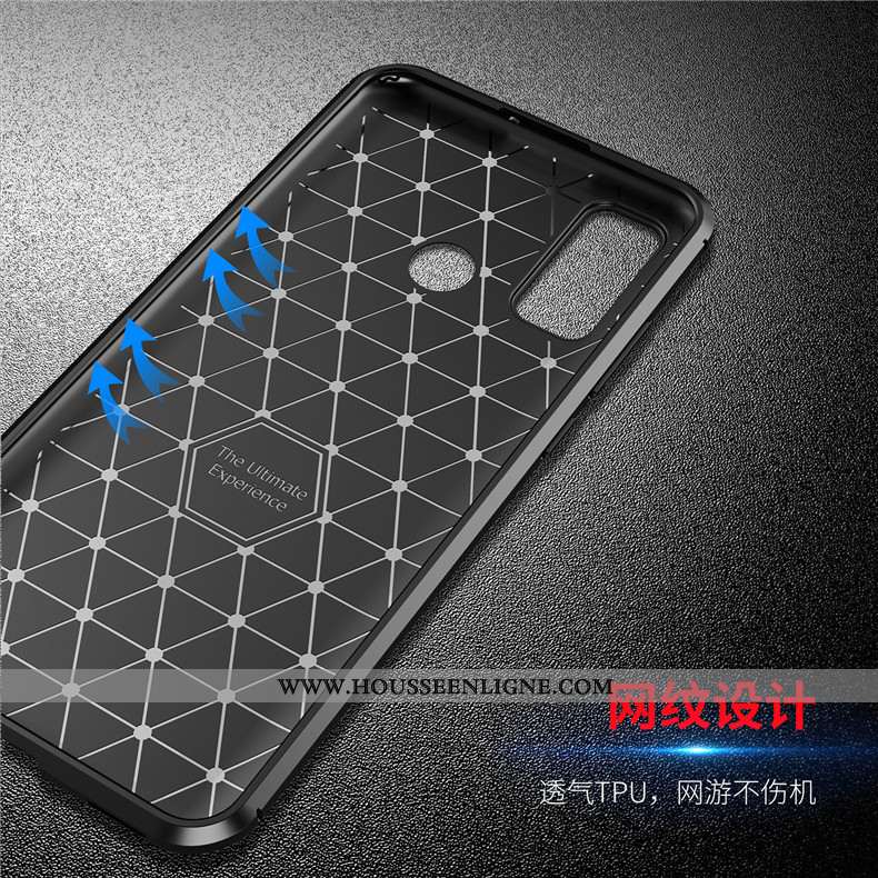 Housse Huawei P Smart 2020 Silicone Accessoires Coque Marron Étui Protection Incassable