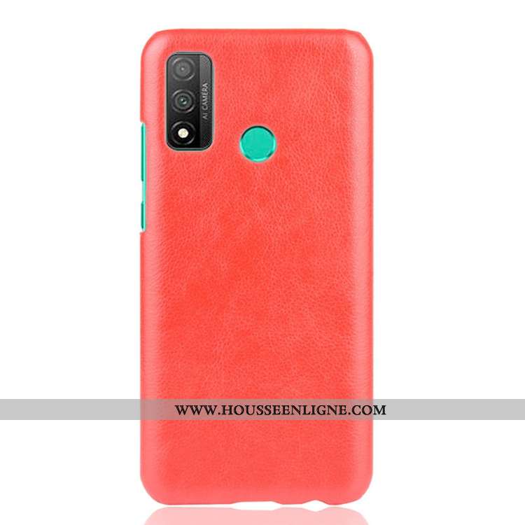 Housse Huawei P Smart 2020 Tendance Cuir Incassable Délavé En Daim Noir Coque Étui