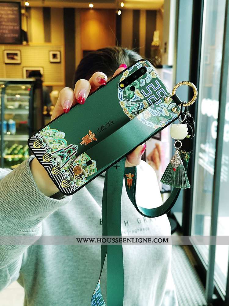 Housse Huawei P Smart 2020 Tendance Fluide Doux Coque Nouveau Tout Compris Silicone Incassable Bleu