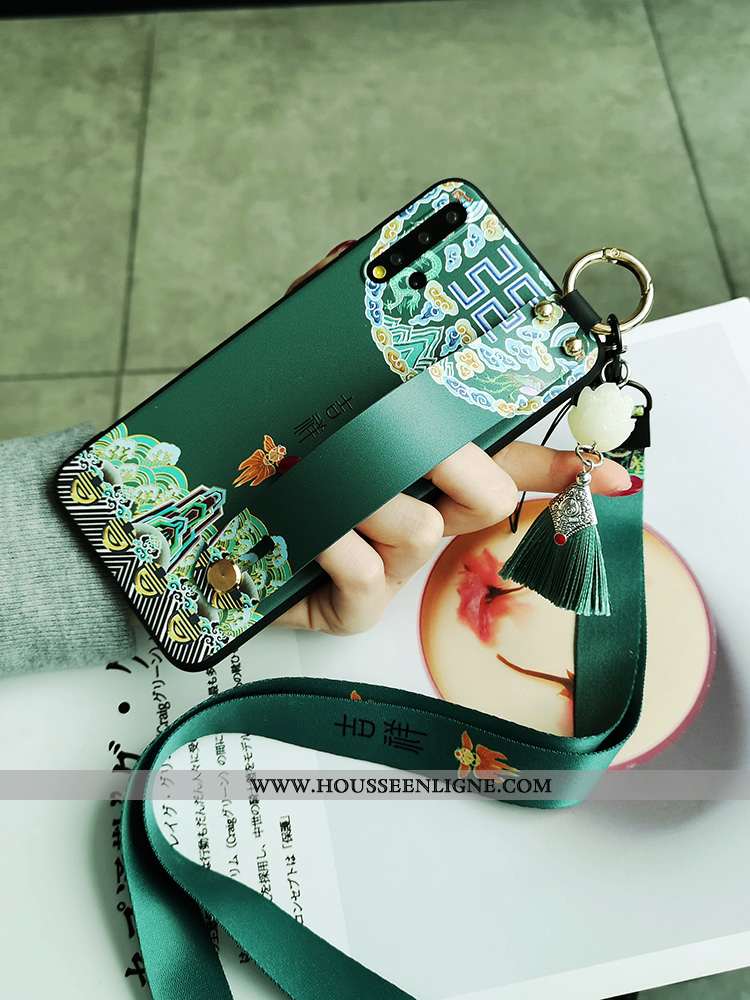 Housse Huawei P Smart 2020 Tendance Fluide Doux Coque Nouveau Tout Compris Silicone Incassable Bleu