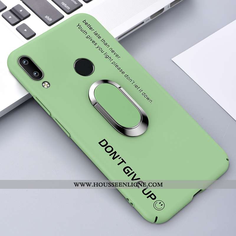 Housse Huawei P Smart 2020 Ultra Tendance Vert Incassable Magnétisme Délavé En Daim Personnalité Ver
