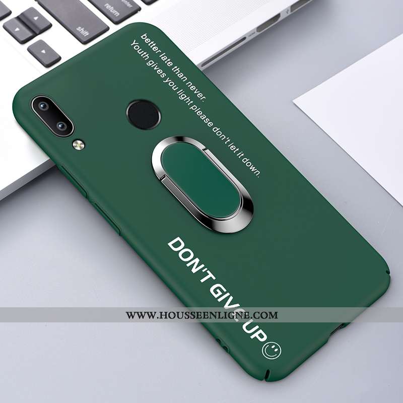 Housse Huawei P Smart 2020 Ultra Tendance Vert Incassable Magnétisme Délavé En Daim Personnalité Ver