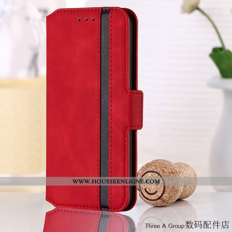 Housse Huawei P Smart+ 2020 Vintage Cuir Bleu Étui 2020 Coque
