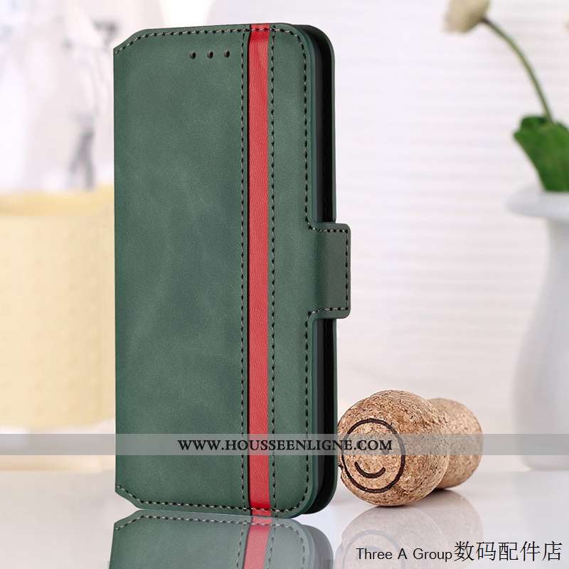 Housse Huawei P Smart+ 2020 Vintage Cuir Bleu Étui 2020 Coque