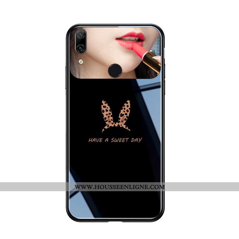 Housse Huawei P Smart+ Modèle Fleurie Fluide Doux Difficile Protection Téléphone Portable Amoureux T