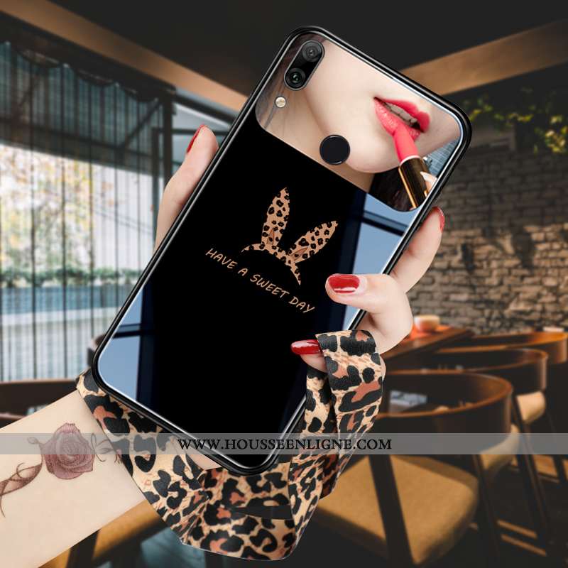 Housse Huawei P Smart+ Modèle Fleurie Fluide Doux Difficile Protection Téléphone Portable Amoureux T