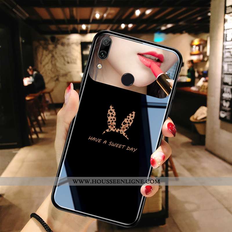 Housse Huawei P Smart+ Modèle Fleurie Fluide Doux Difficile Protection Téléphone Portable Amoureux T